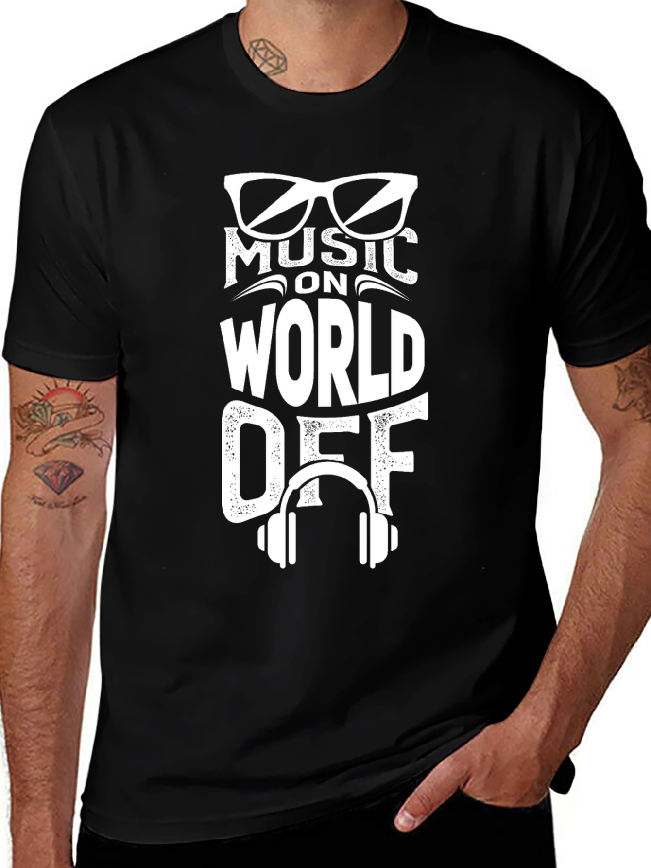 Music World Off T-Shirt - Graphic Tee