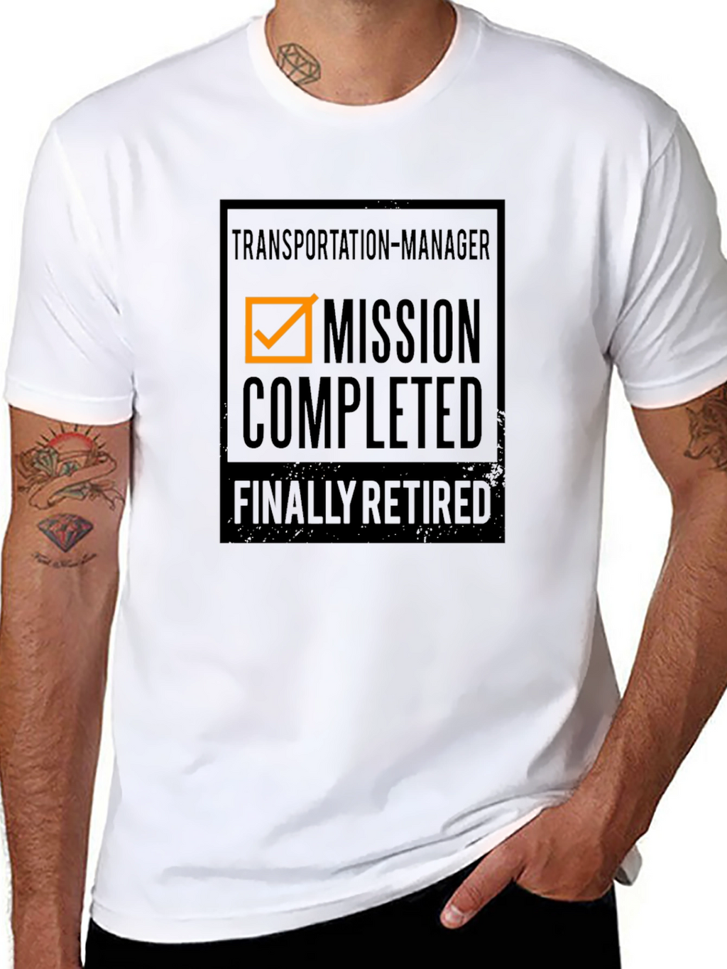 Transportation Manager: Mission Completed Retirement T-Shirt