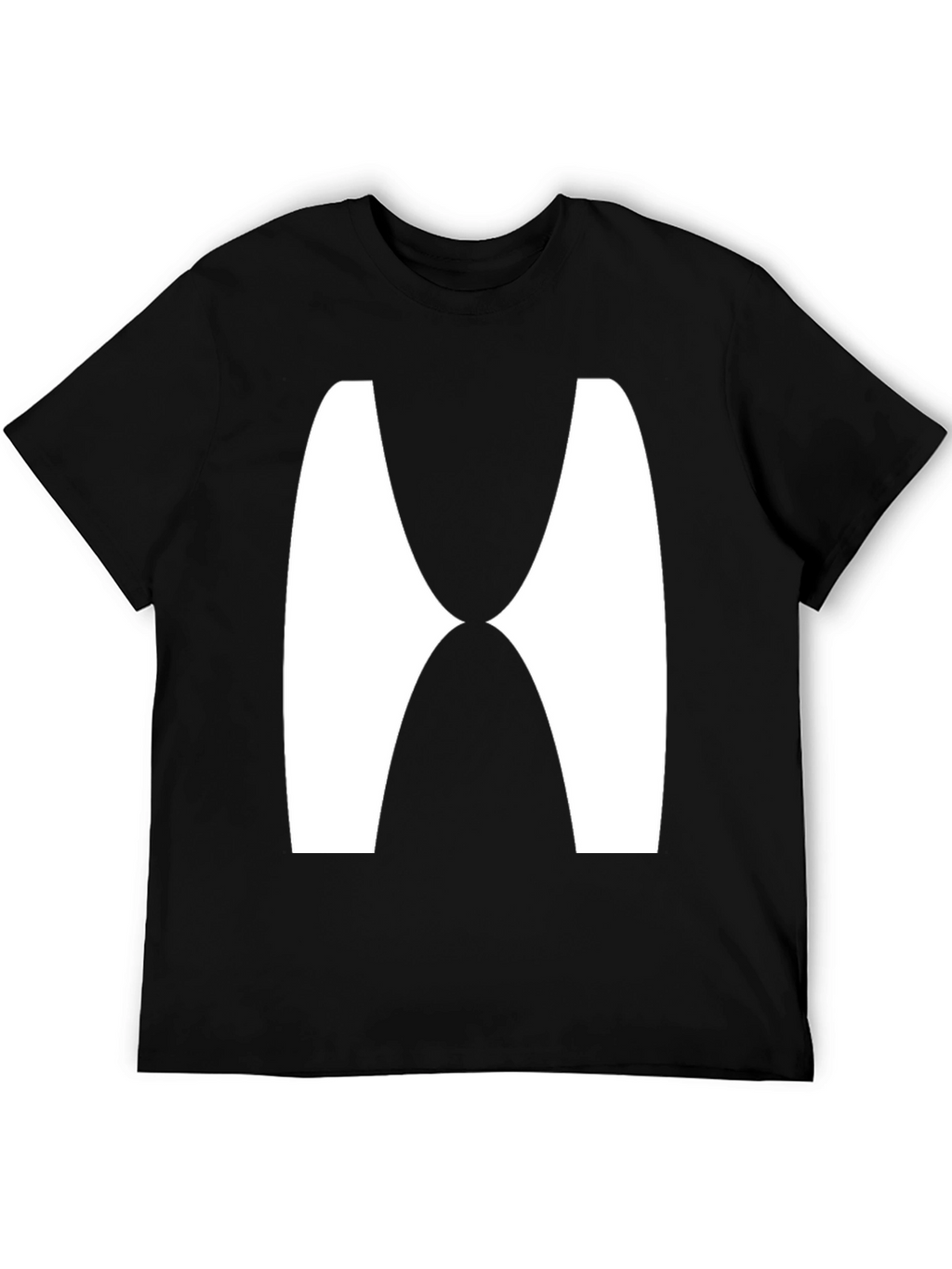 Abstract Graphic Tee - Modern Black T-Shirt
