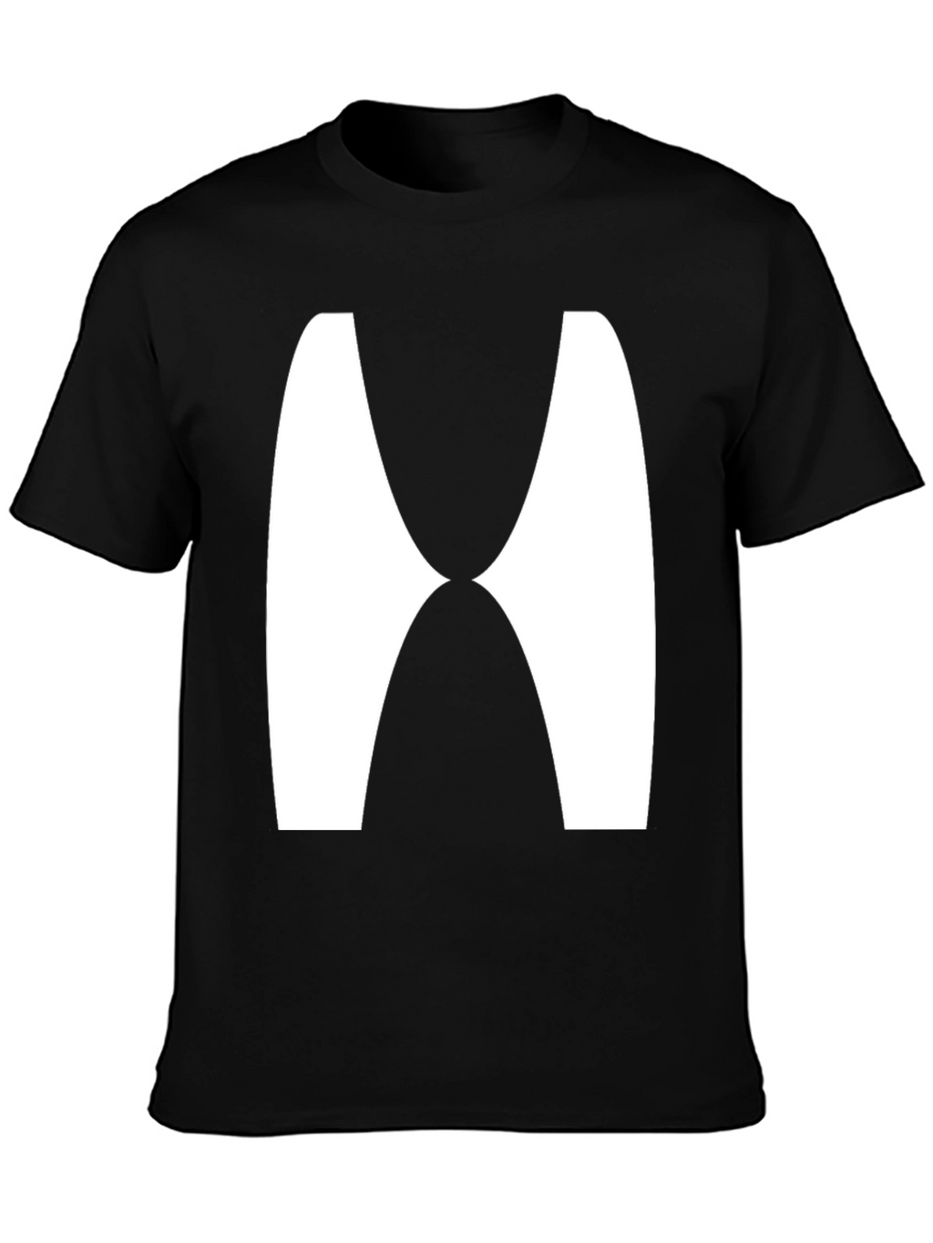 Abstract Graphic Tee - Modern Black T-Shirt