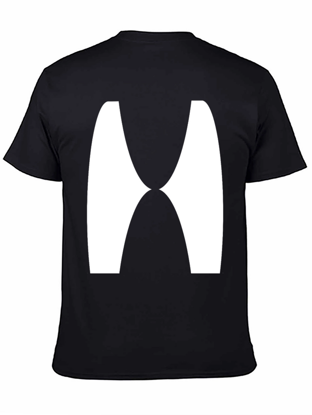 Abstract Graphic Tee - Modern Black T-Shirt