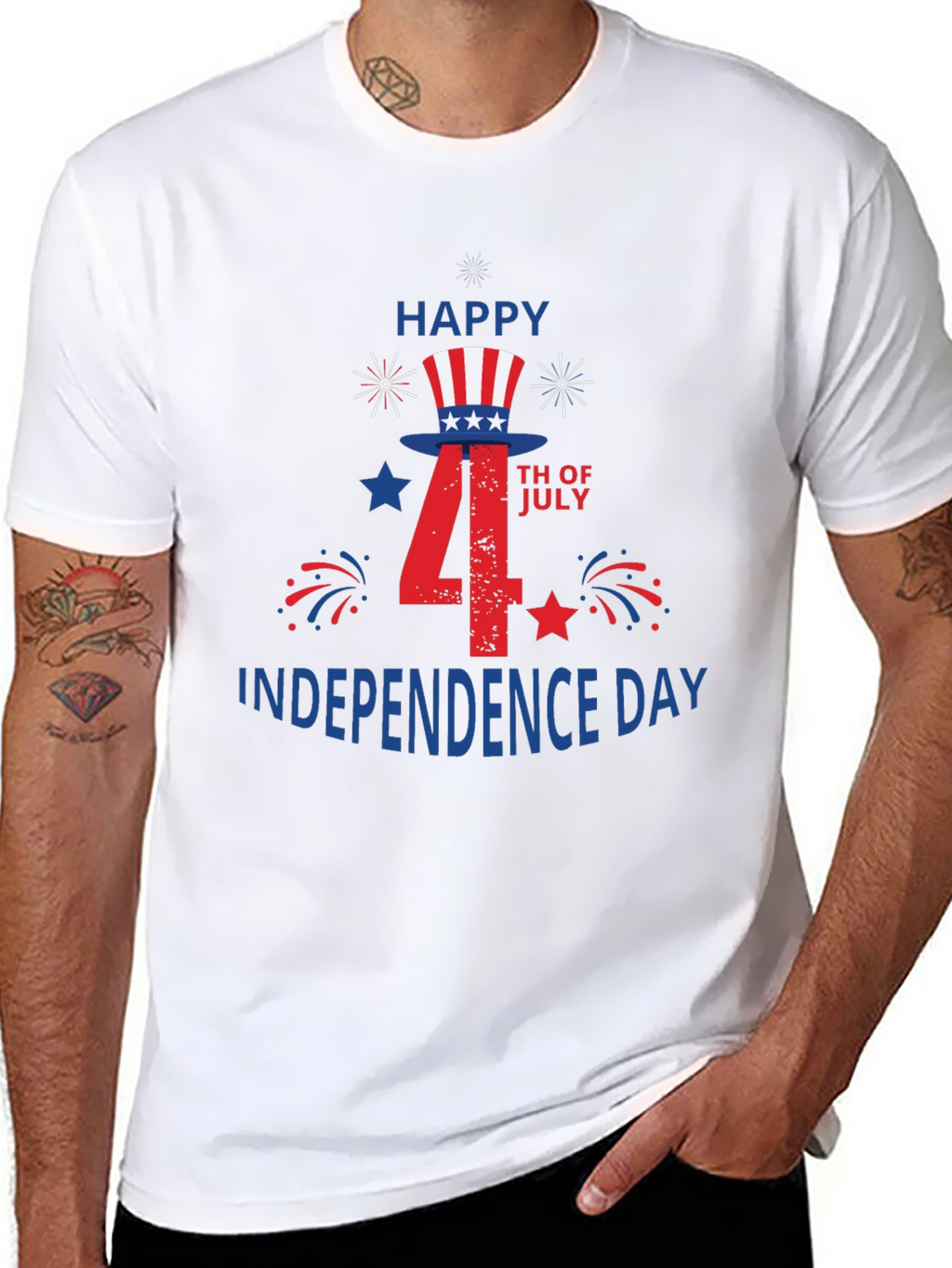 Happy 4th of July Independence Day Graphic Tee