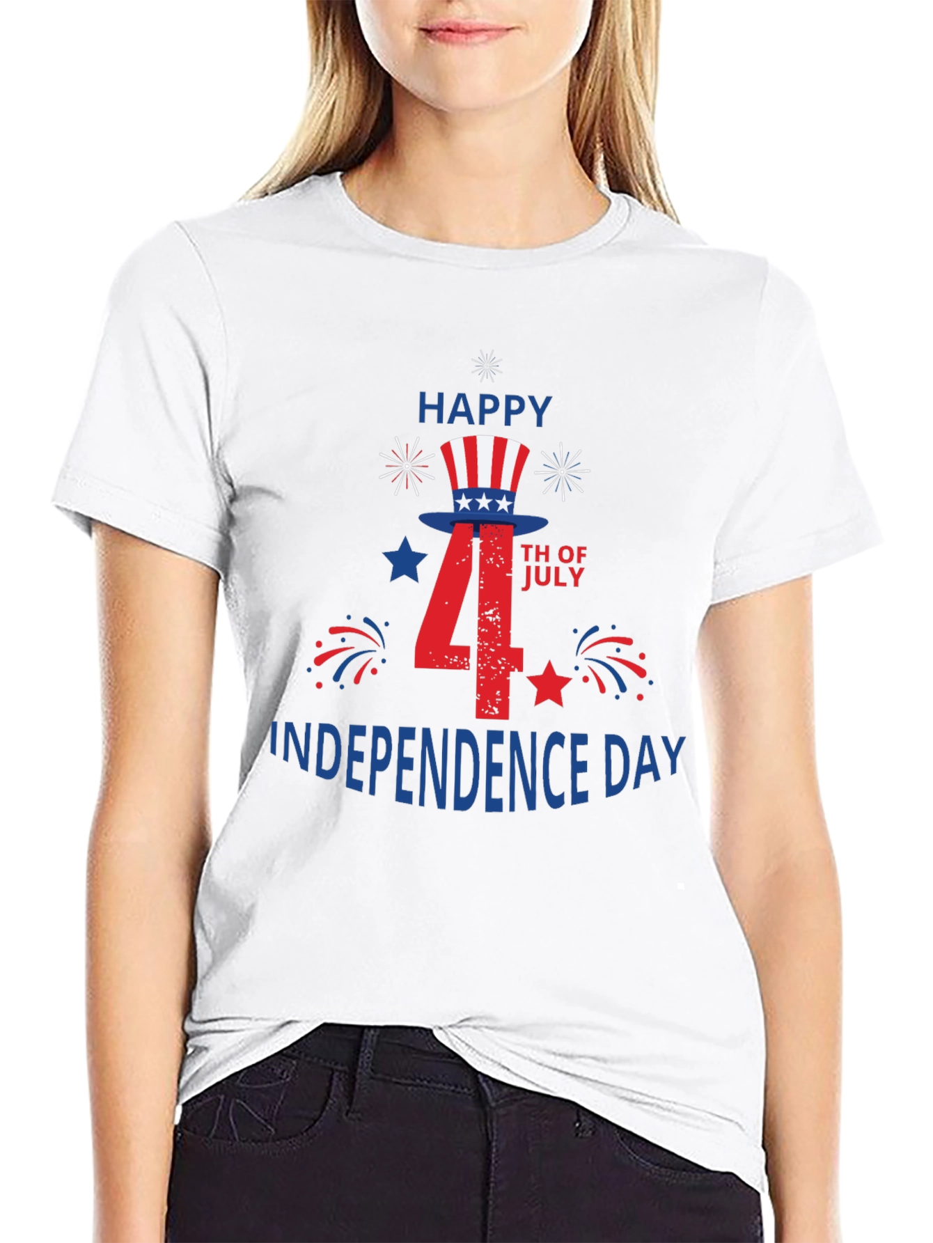 Happy 4th of July Independence Day Graphic Tee