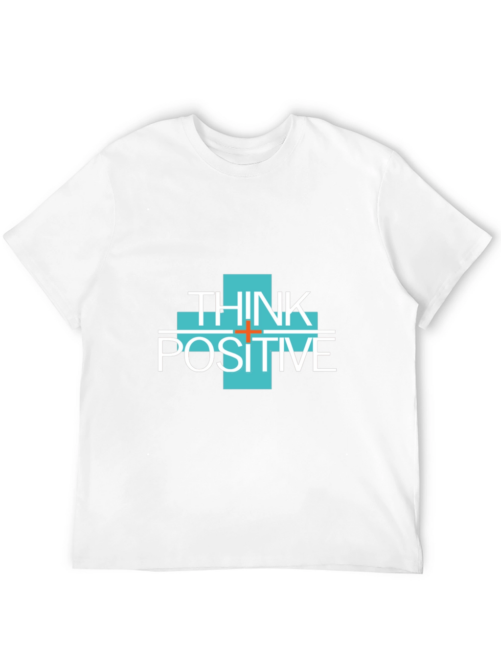Think Positive Graphic Tee - Mens Black T-Shirt