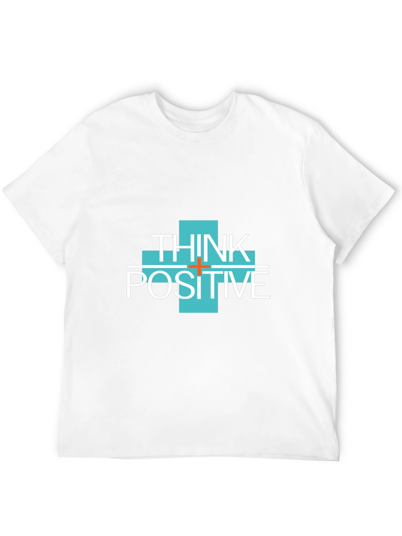 Think Positive Graphic Tee - Mens Black T-Shirt