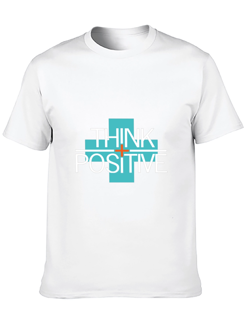 Think Positive Graphic Tee - Mens Black T-Shirt