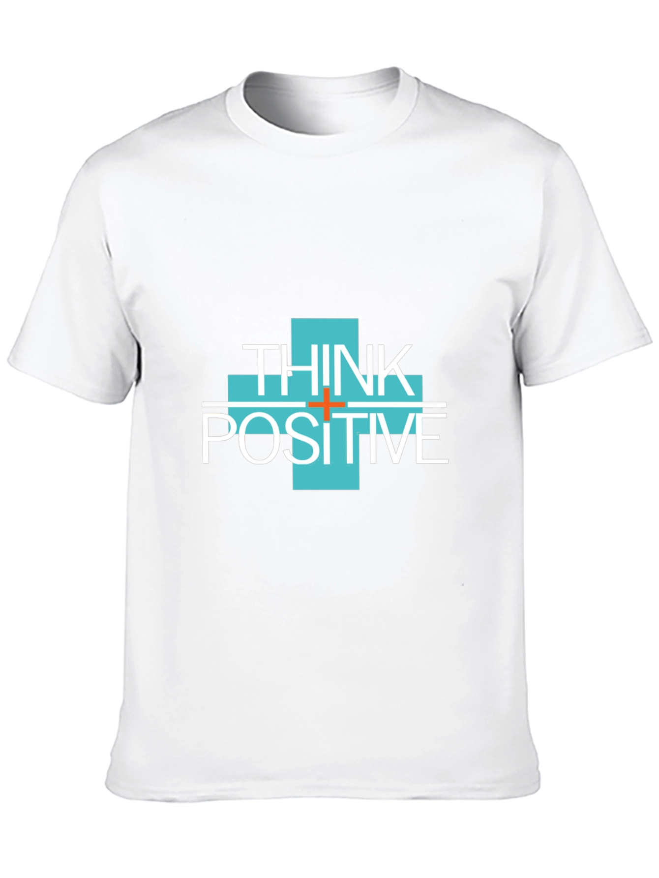 Think Positive Graphic Tee - Mens Black T-Shirt