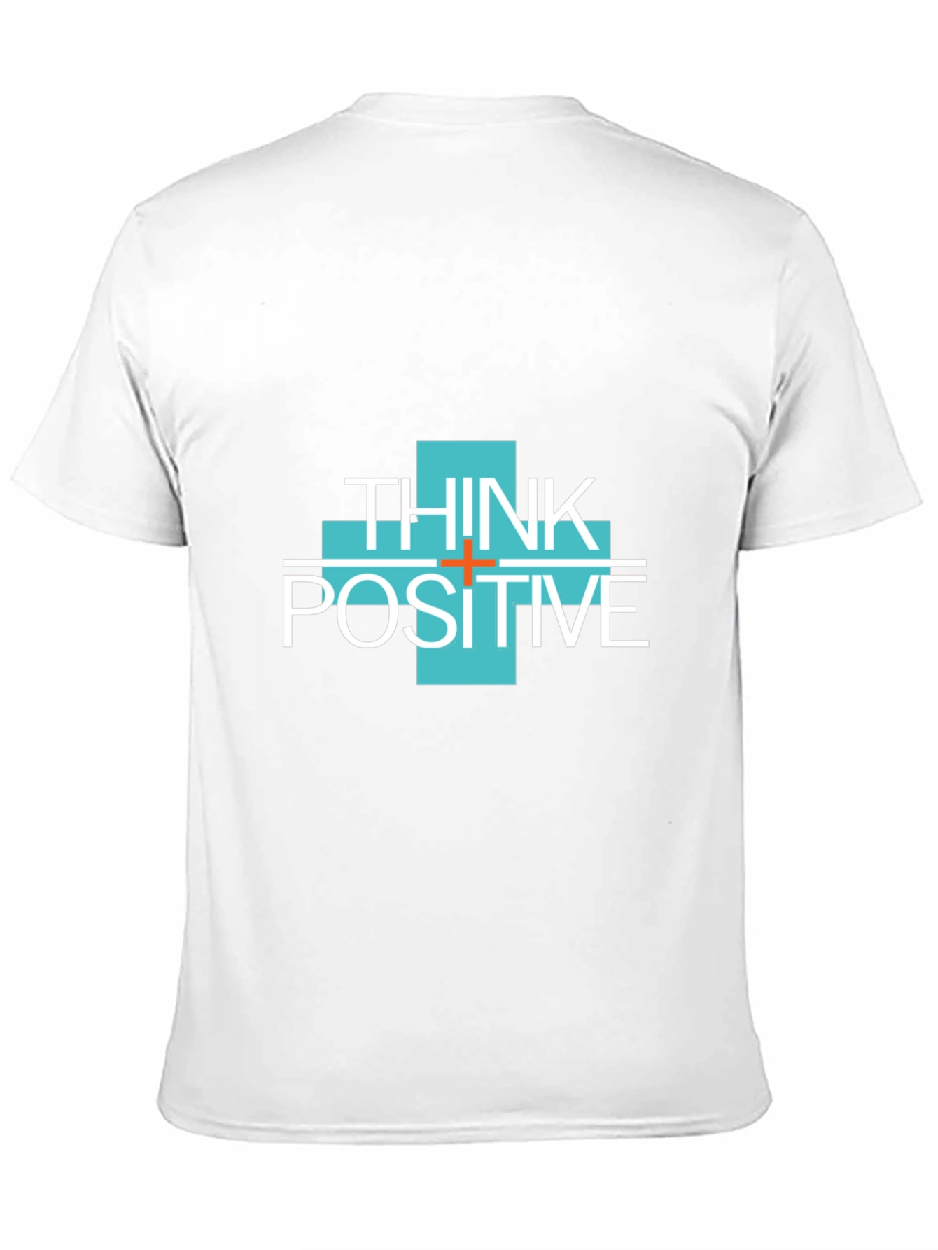 Think Positive Graphic Tee - Mens Black T-Shirt