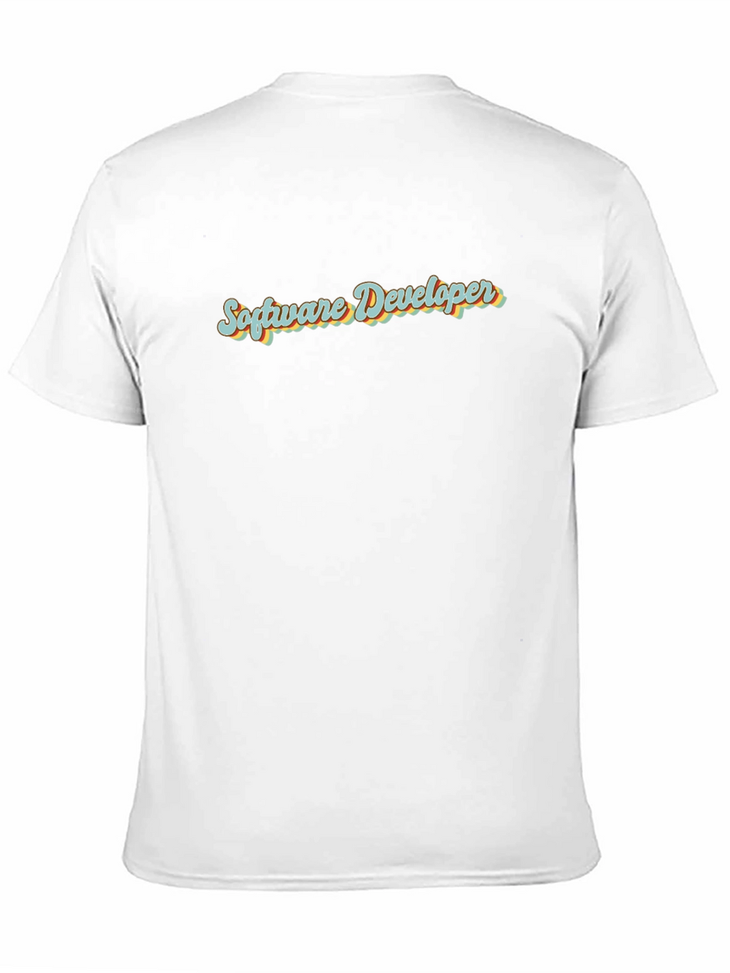 Software Developer Retro Style Black T-Shirt