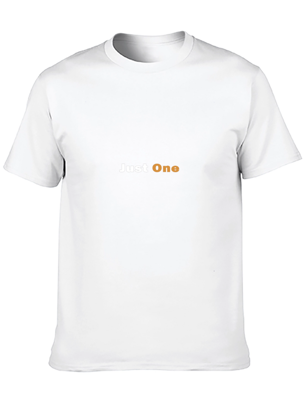 Just One Graphic Print Tee - Black Casual T-Shirt