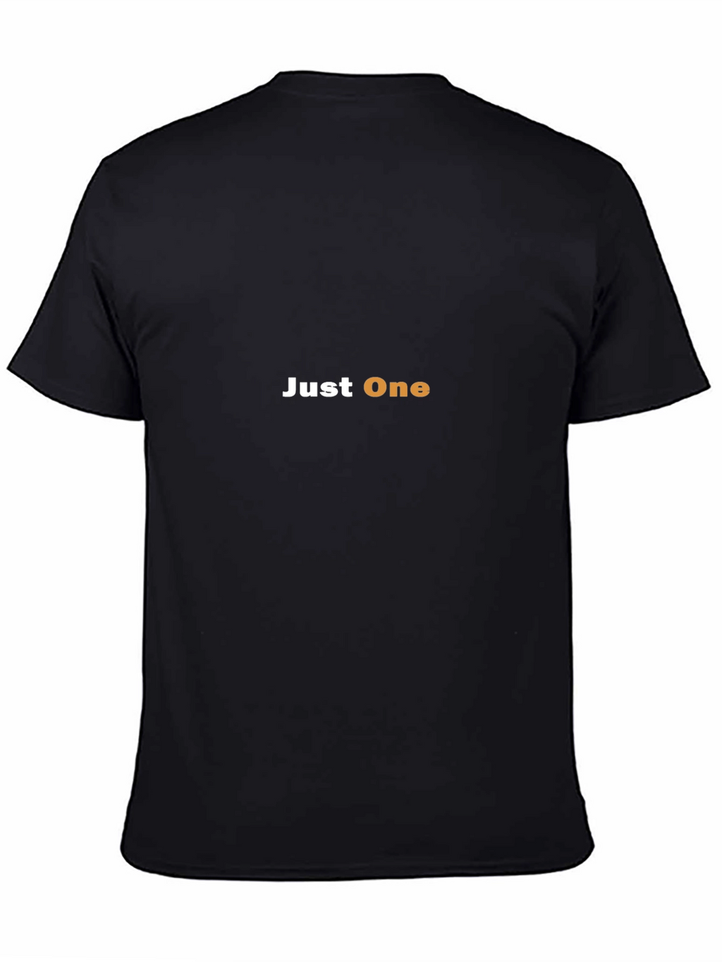 Just One Graphic Print Tee - Black Casual T-Shirt