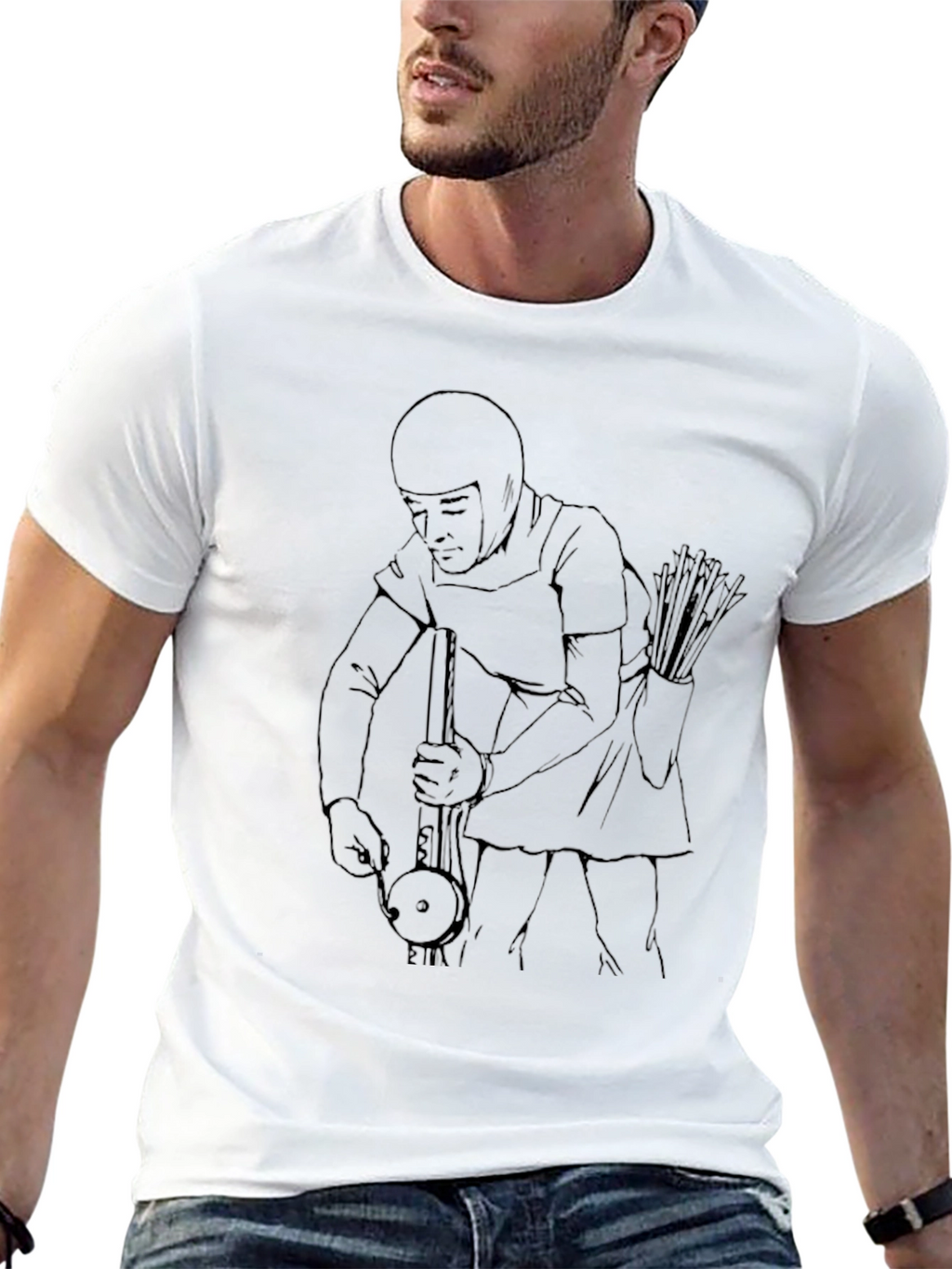 Archer Musician Graphic T-Shirt - Unique Design