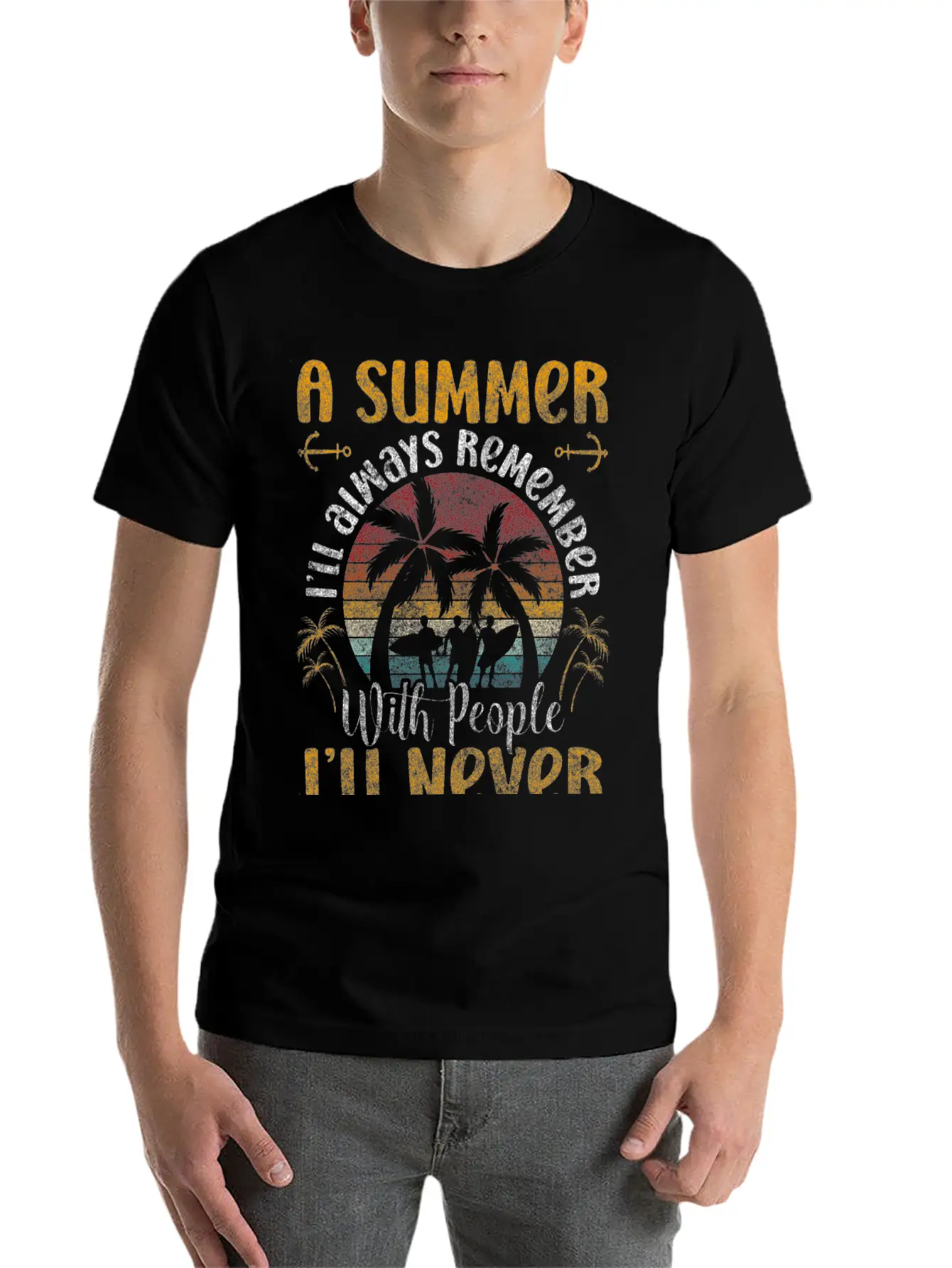 Vacation Beach Promenade Sandy Beach Trip Stylish Everyday T-Shirt – Unisex Basic Cotton Tee