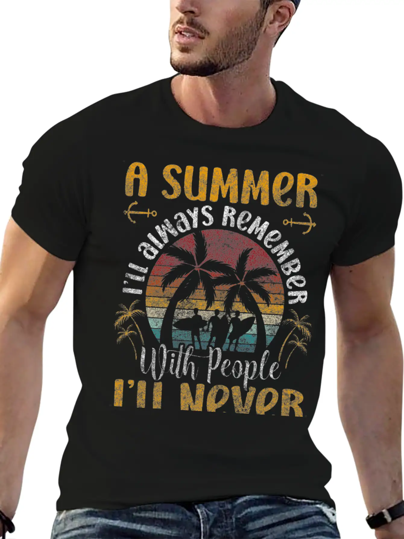 Vacation Beach Promenade Sandy Beach Trip Stylish Everyday T-Shirt – Unisex Basic Cotton Tee