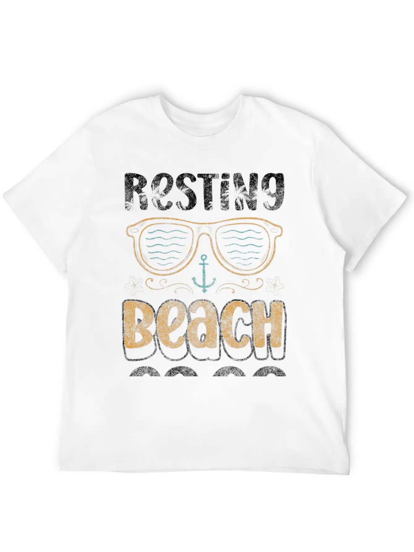 Vacation Palm Trees Surf Sunset Essential Cotton Tee For Daily Outfits – Unisex Style