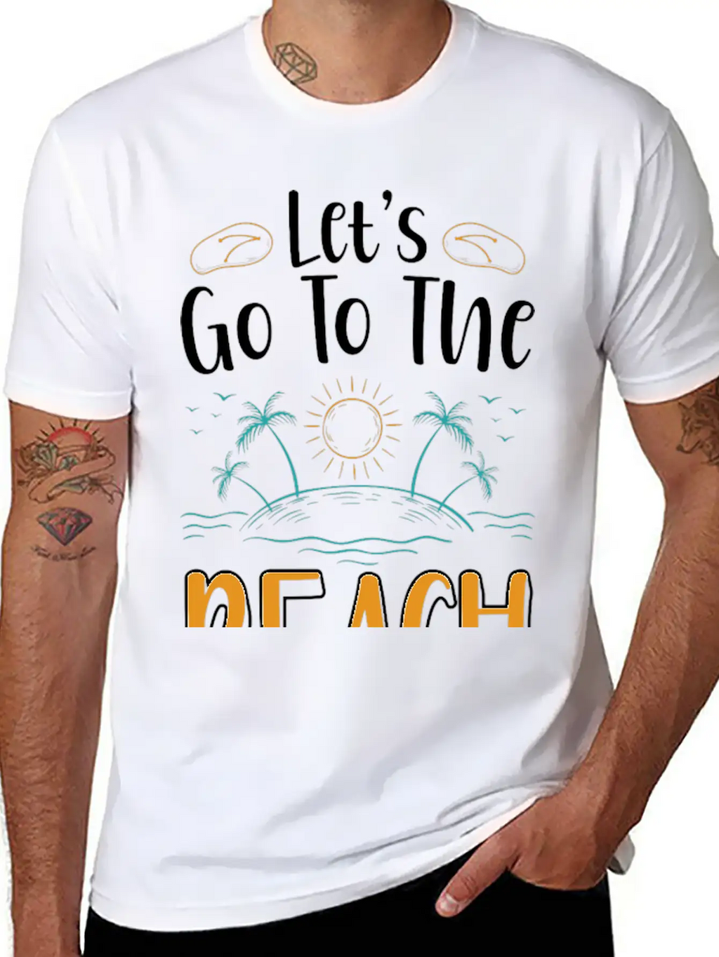 Vacation Sun Summer Vacation Sand Essential Cotton Tee For Daily Outfits – Unisex Style
