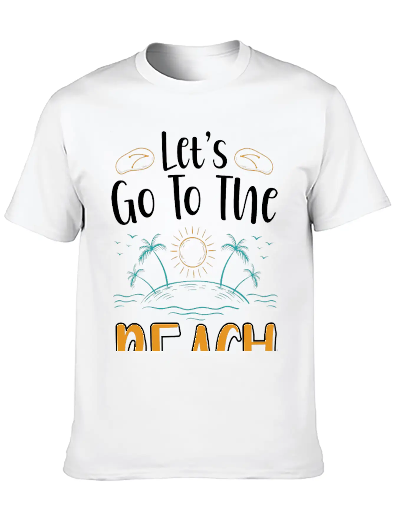 Vacation Sun Summer Vacation Sand Essential Cotton Tee For Daily Outfits – Unisex Style