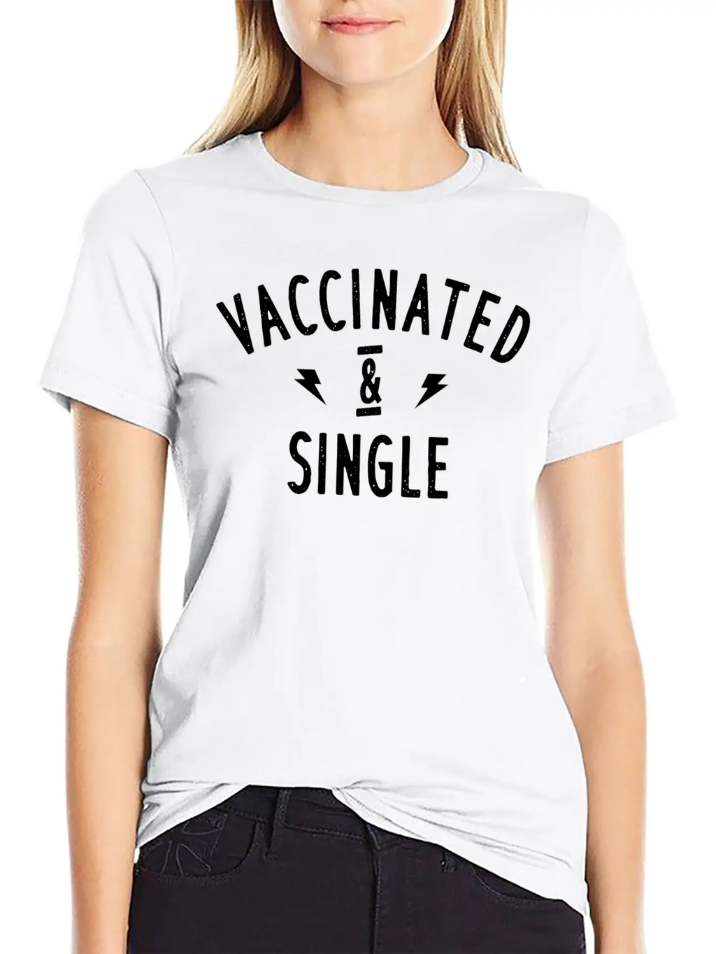 Vaccinated And Single Design. Unisex Casual T-Shirt – Clean Design For Daily Comfort