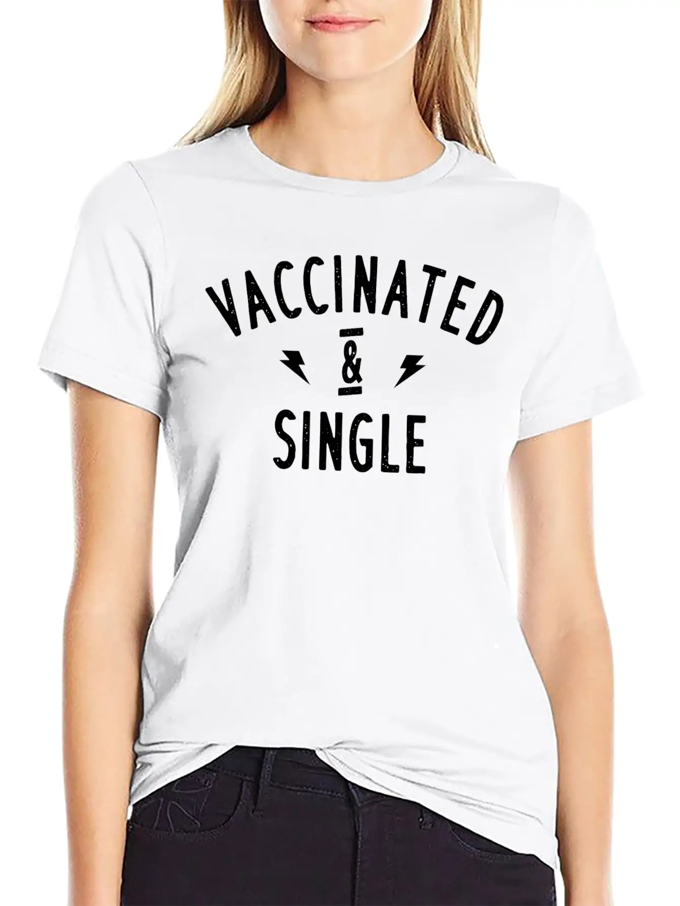 Vaccinated And Single Design. Unisex Casual T-Shirt – Clean Design For Daily Comfort