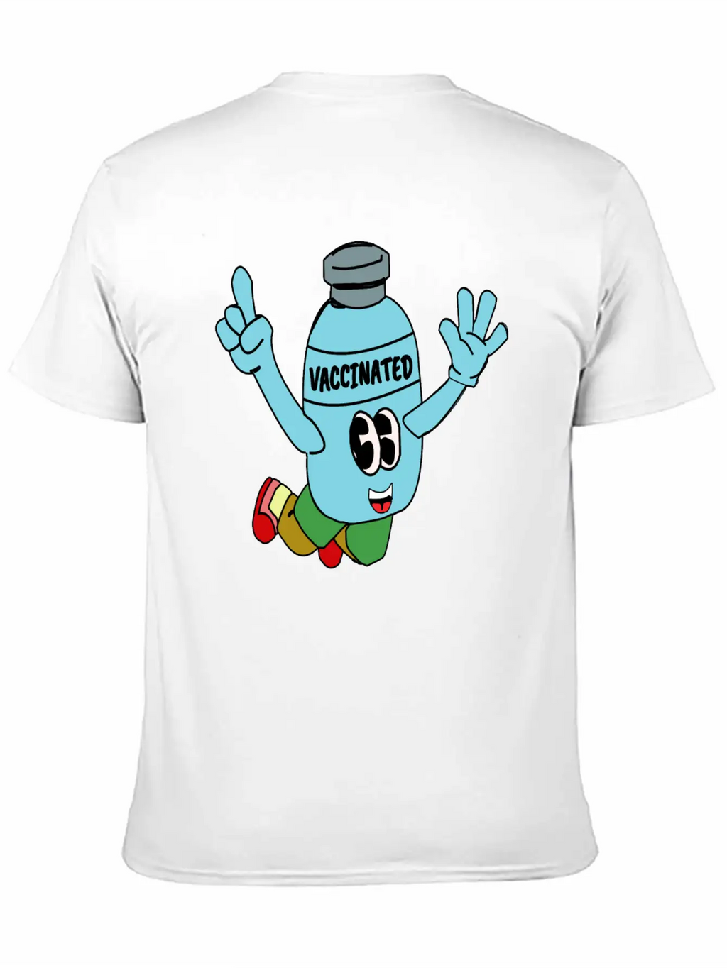 Vaccinated Breathable Soft Cotton T-Shirt – Timeless Casual Look