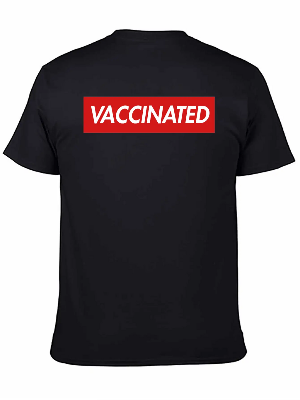 VACCINATED Essential Cotton Tee For Daily Outfits – Unisex Style
