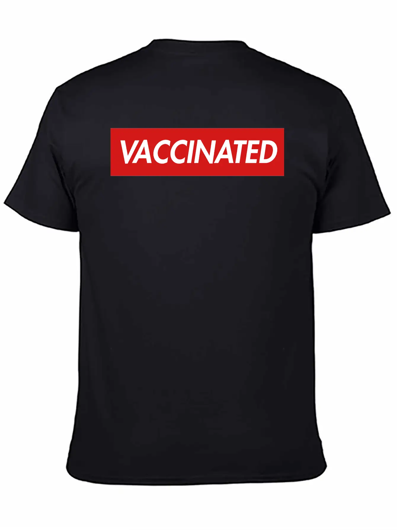 VACCINATED Essential Cotton Tee For Daily Outfits – Unisex Style