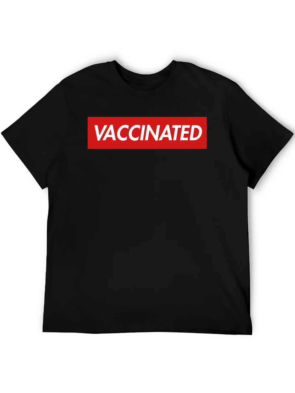 VACCINATED Essential Cotton Tee For Daily Outfits – Unisex Style