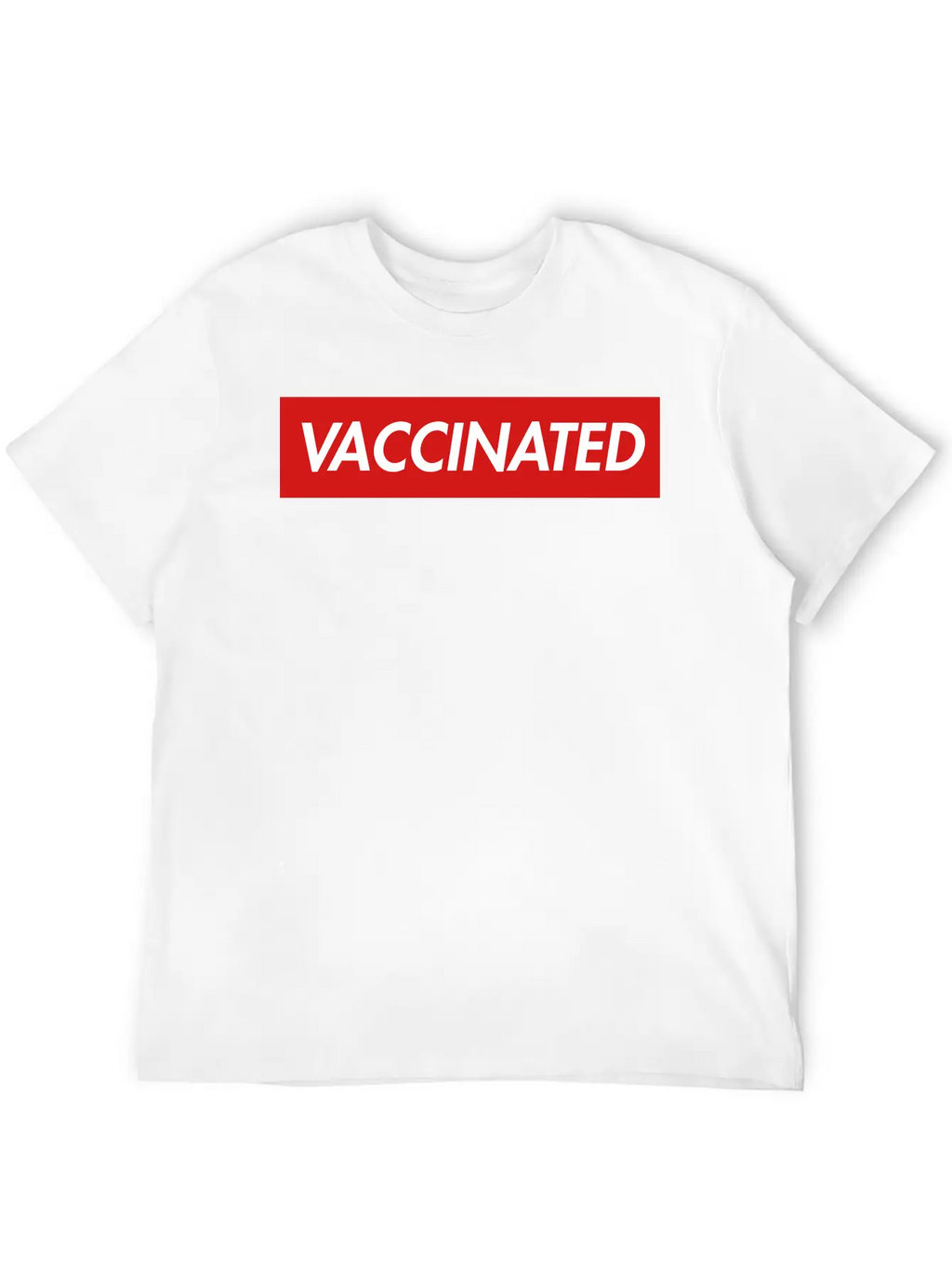 VACCINATED Essential Cotton Tee For Daily Outfits – Unisex Style