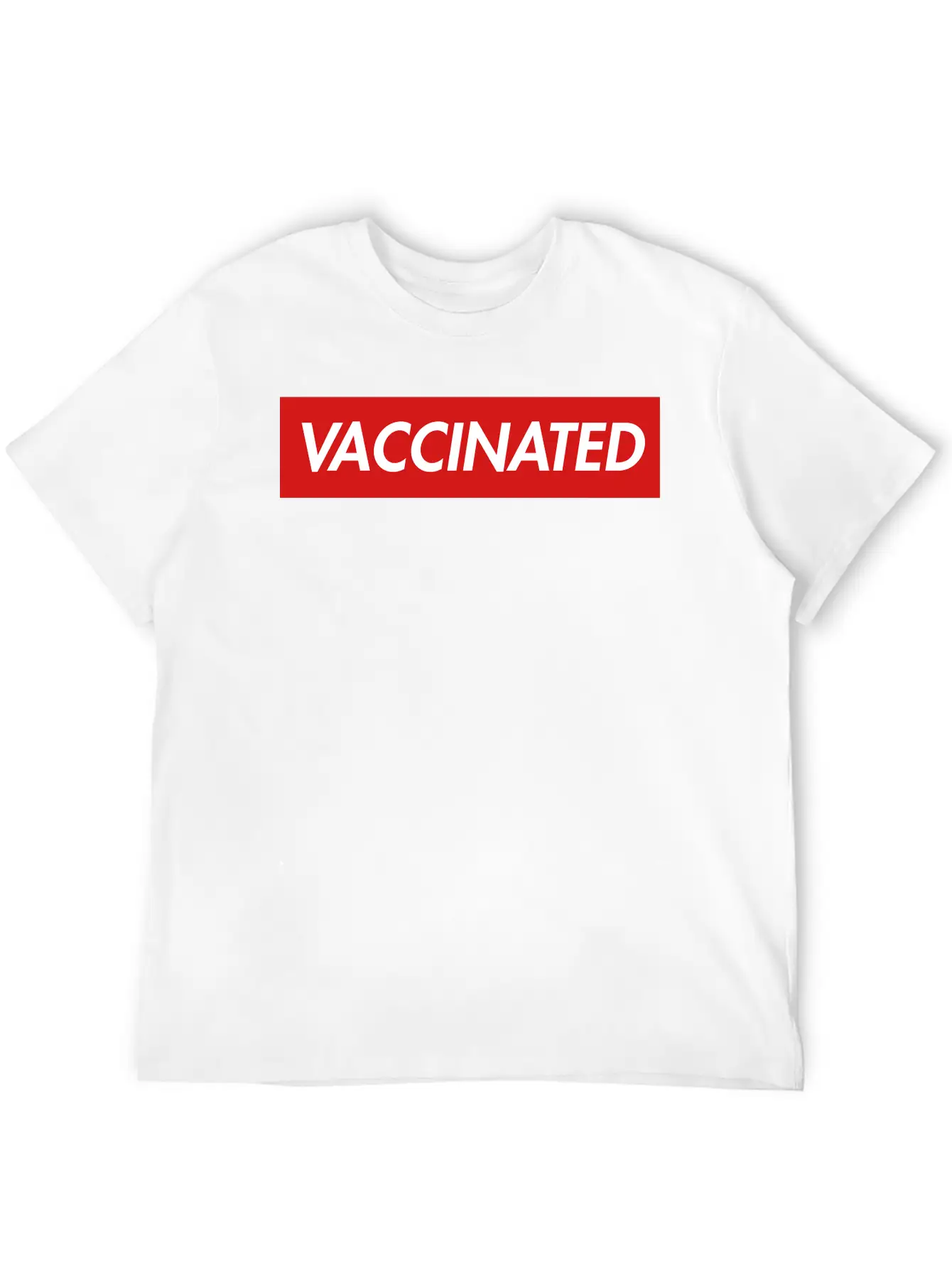 VACCINATED Essential Cotton Tee For Daily Outfits – Unisex Style