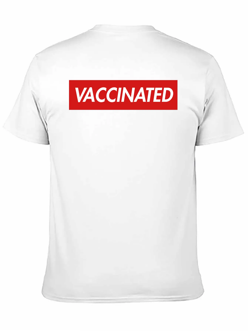 VACCINATED Essential Cotton Tee For Daily Outfits – Unisex Style