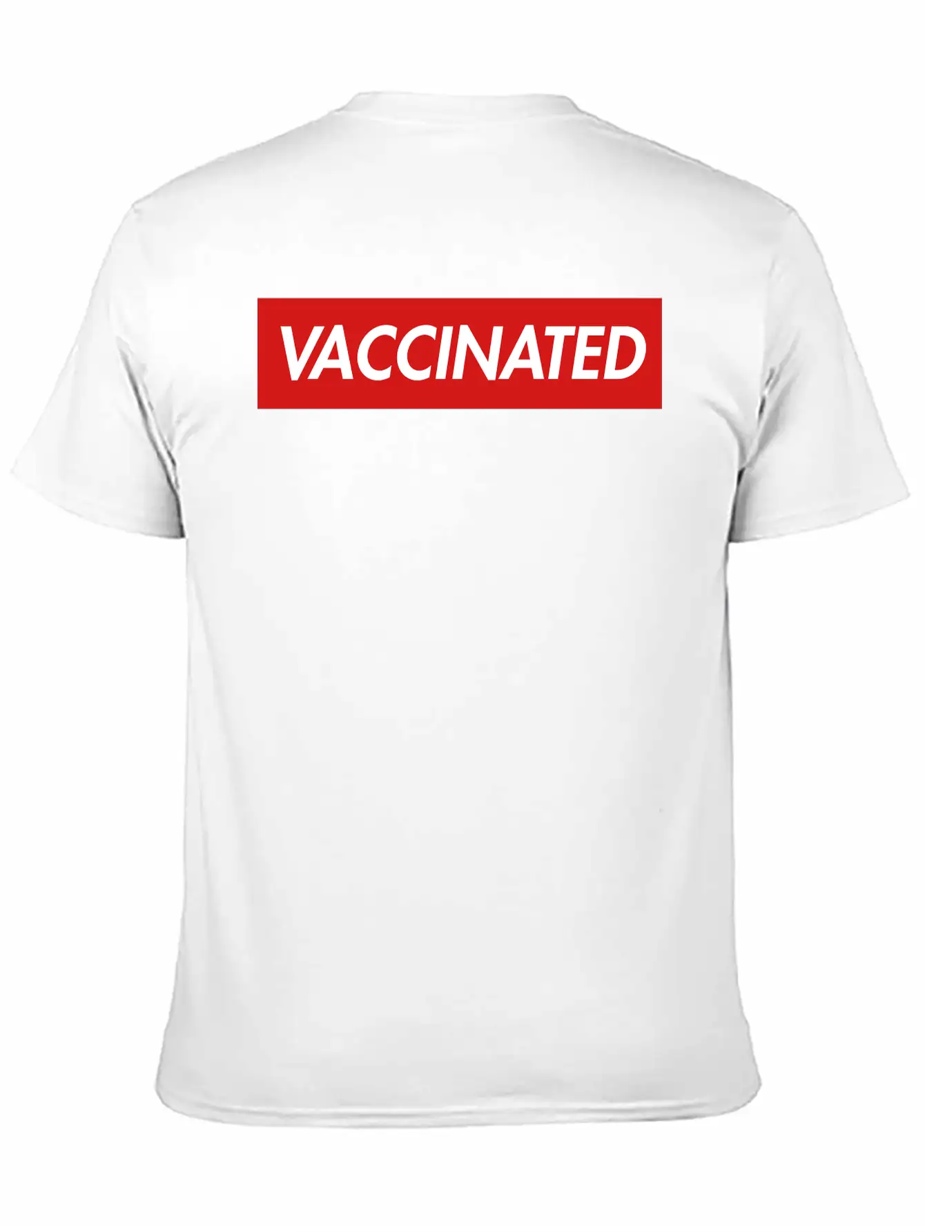 VACCINATED Essential Cotton Tee For Daily Outfits – Unisex Style