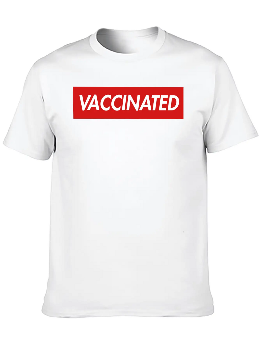 VACCINATED Essential Cotton Tee For Daily Outfits – Unisex Style