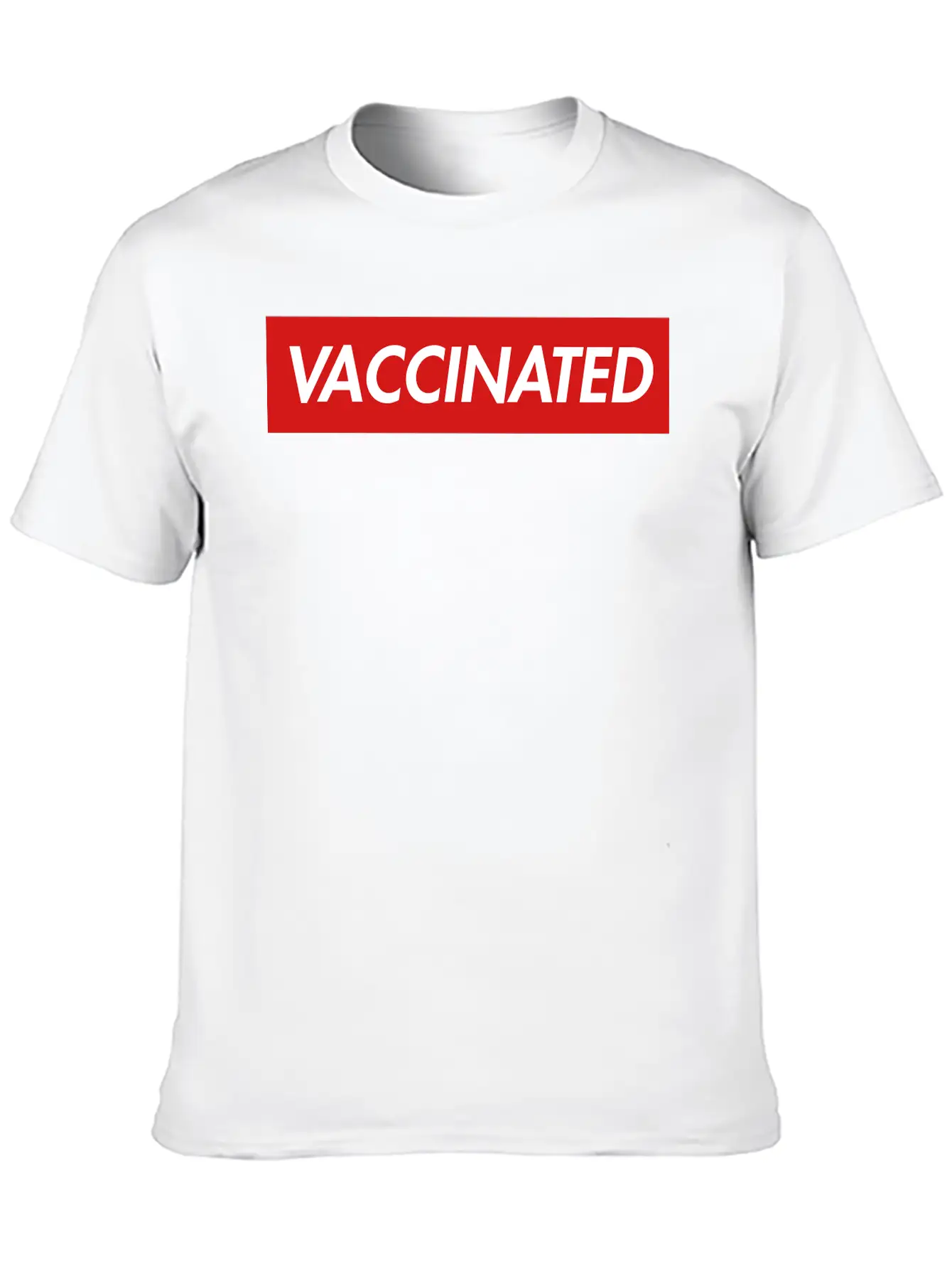 VACCINATED Essential Cotton Tee For Daily Outfits – Unisex Style