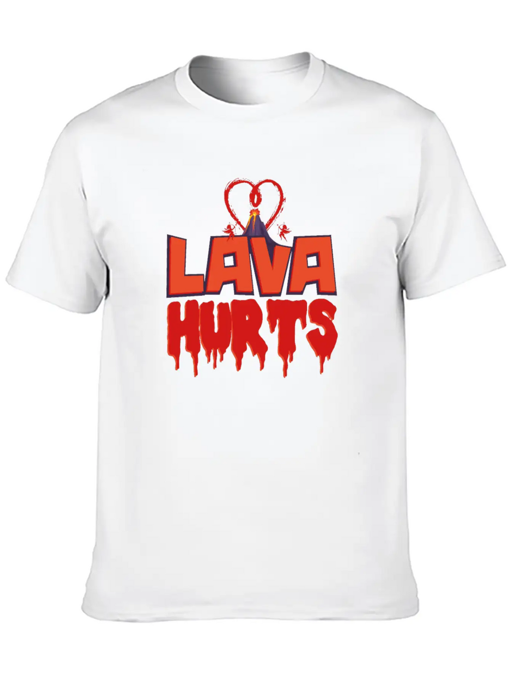 Valentines Day Lava Hurts Classic Cotton Tee – Unisex Comfort For Any Season