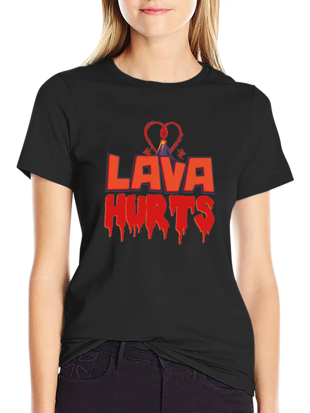 Valentines Day Lava Hurts Classic Cotton Tee – Unisex Comfort For Any Season