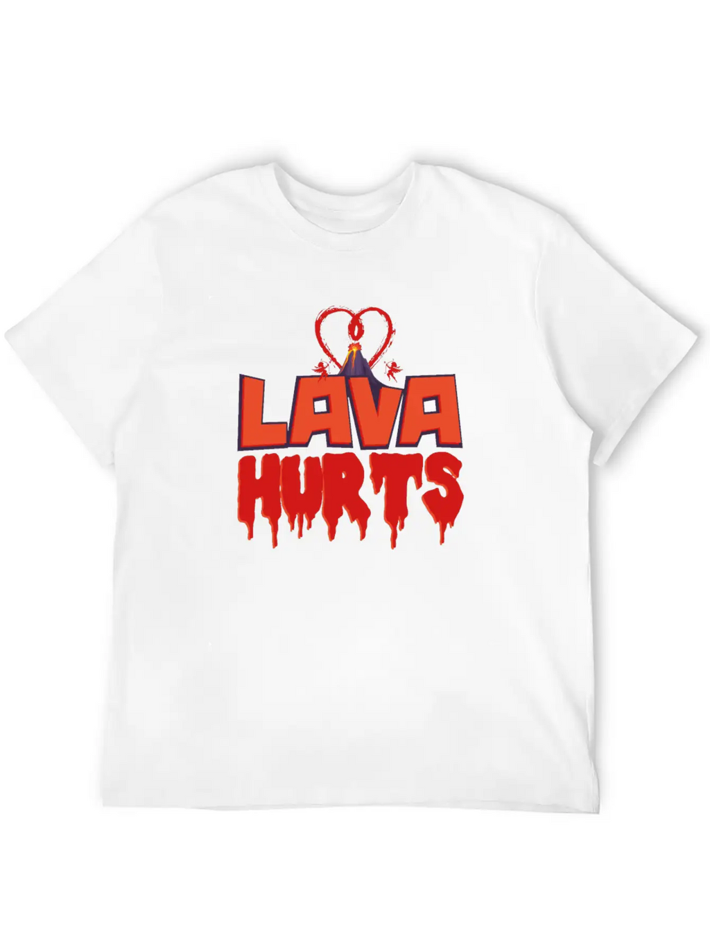 Valentines Day Lava Hurts Classic Cotton Tee – Unisex Comfort For Any Season