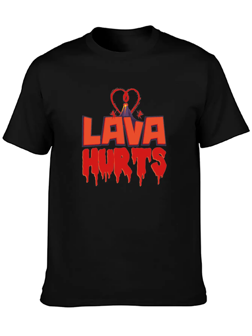 Valentines Day Lava Hurts Classic Cotton Tee – Unisex Comfort For Any Season