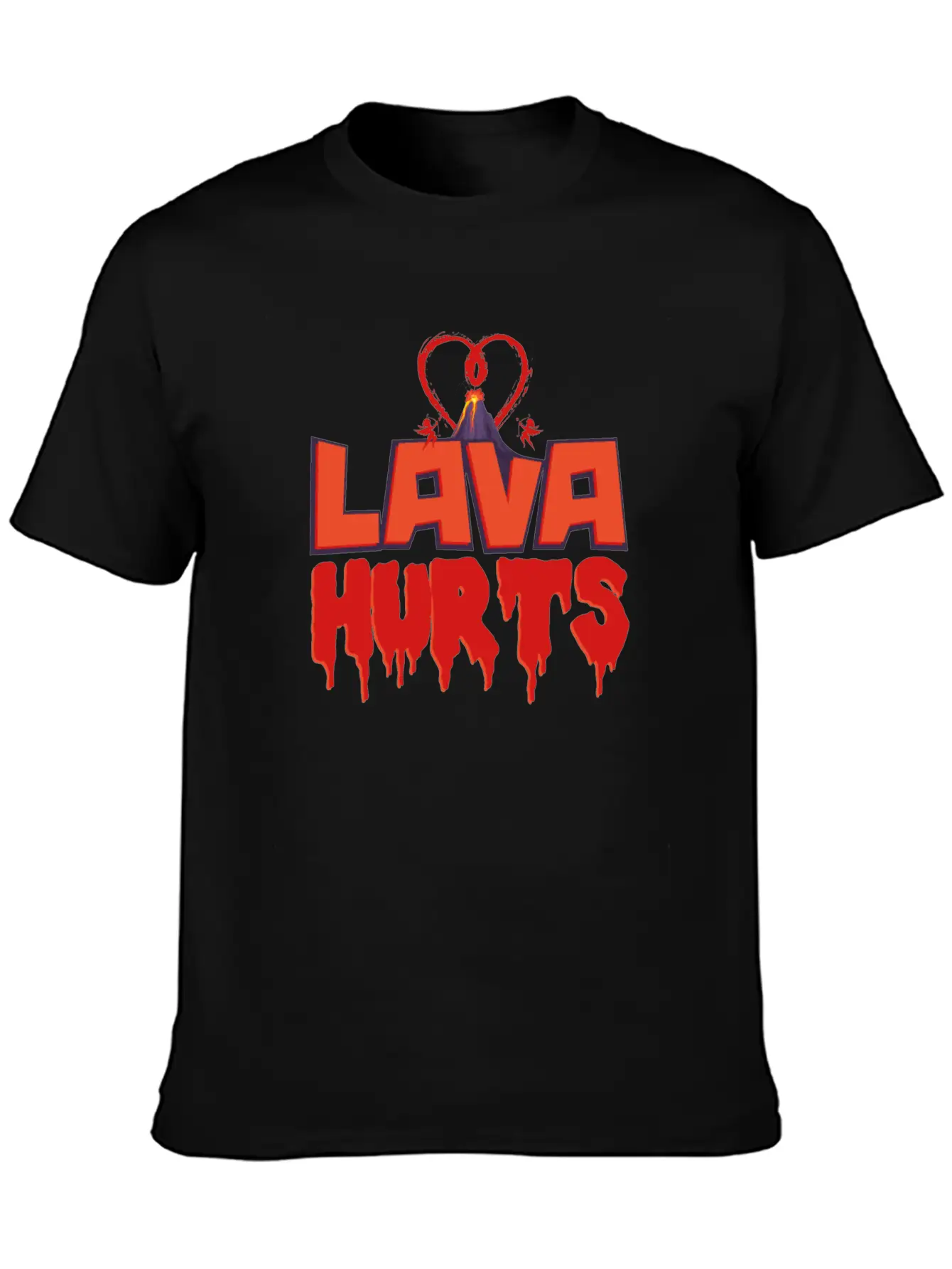 Valentines Day Lava Hurts Classic Cotton Tee – Unisex Comfort For Any Season