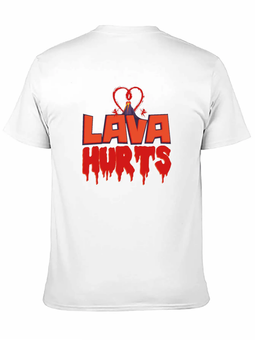 Valentines Day Lava Hurts Classic Cotton Tee – Unisex Comfort For Any Season