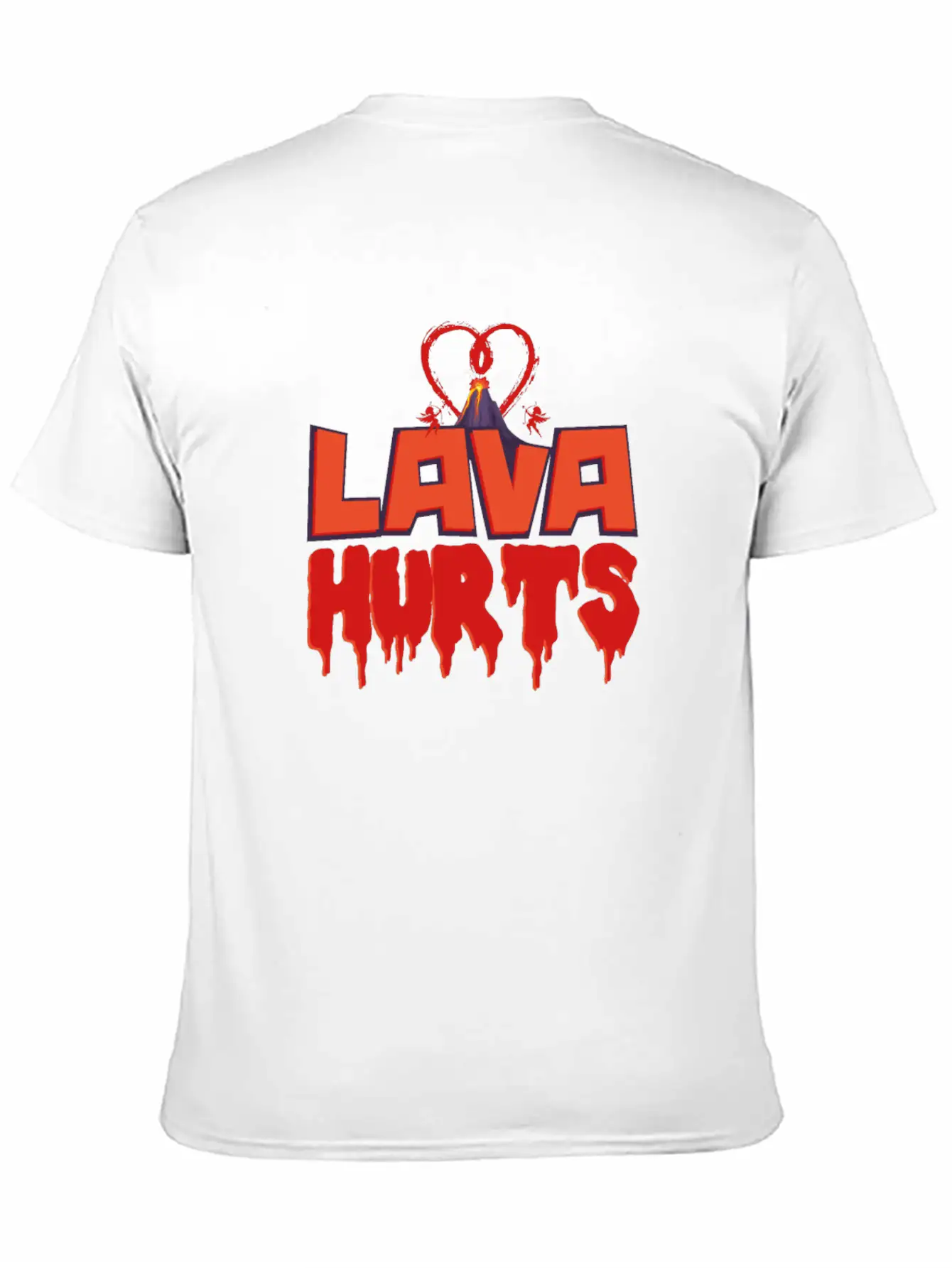 Valentines Day Lava Hurts Classic Cotton Tee – Unisex Comfort For Any Season