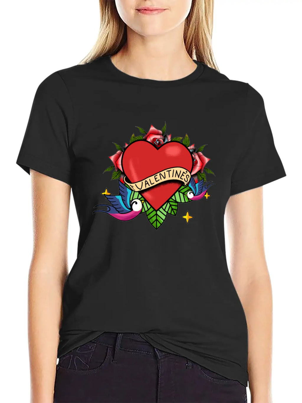 Valentine's Day Relaxed Everyday Tee – Lightweight And Durable Cotton