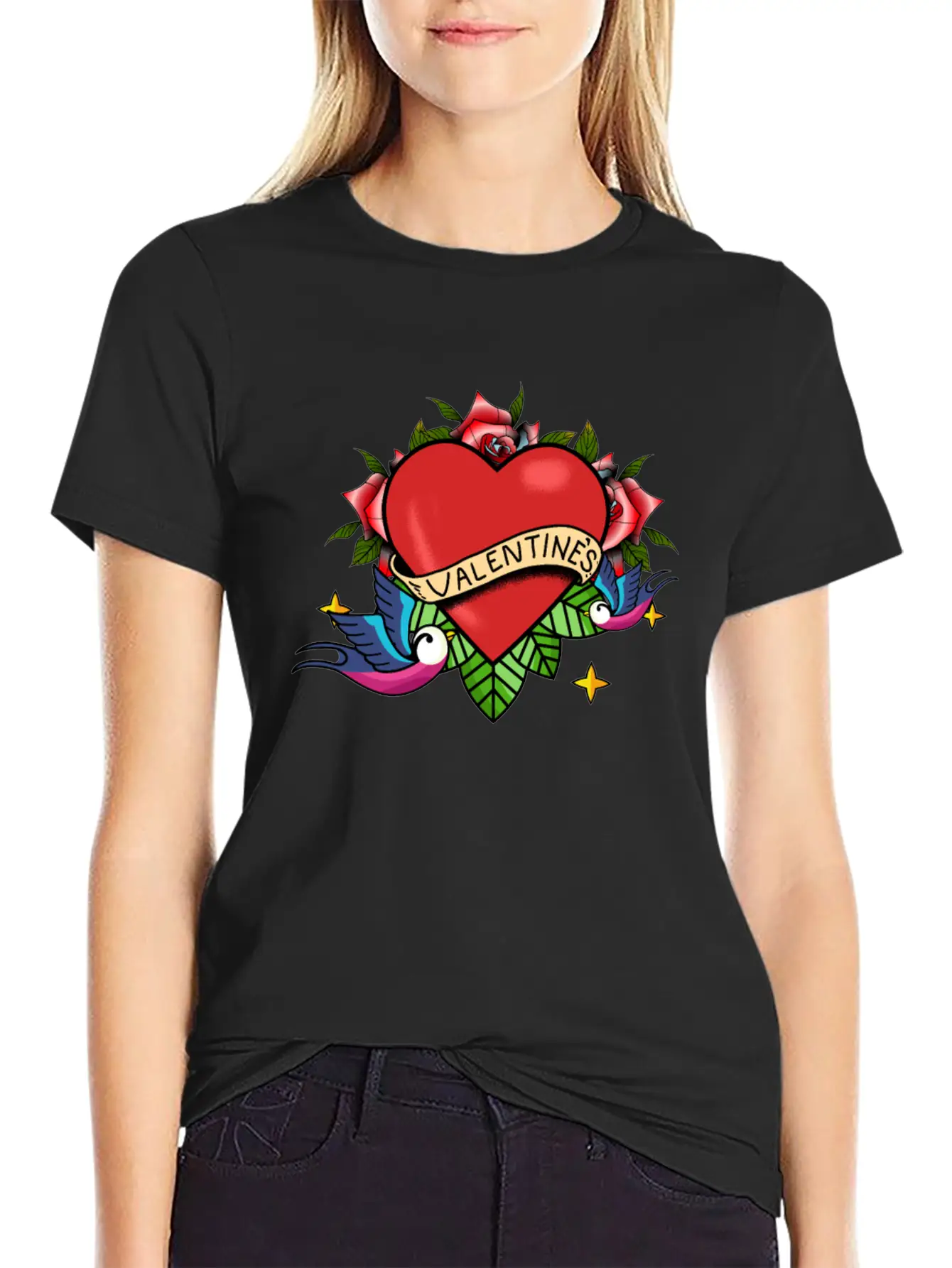 Valentine's Day Relaxed Everyday Tee – Lightweight And Durable Cotton