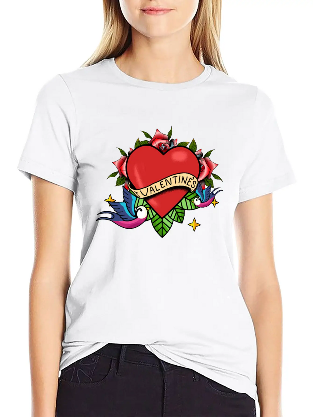 Valentine's Day Relaxed Everyday Tee – Lightweight And Durable Cotton