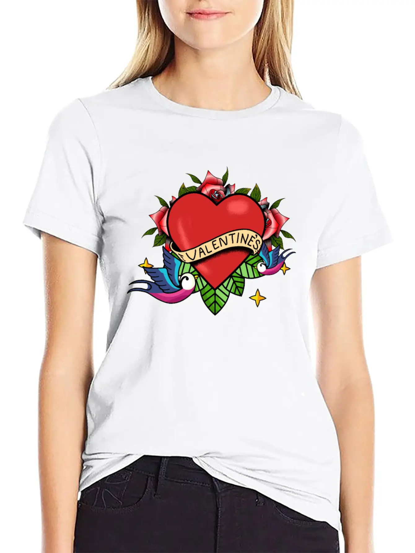 Valentine's Day Relaxed Everyday Tee – Lightweight And Durable Cotton