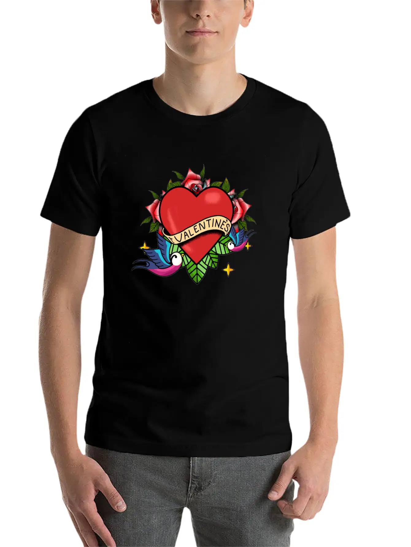 Valentine's Day Relaxed Everyday Tee – Lightweight And Durable Cotton