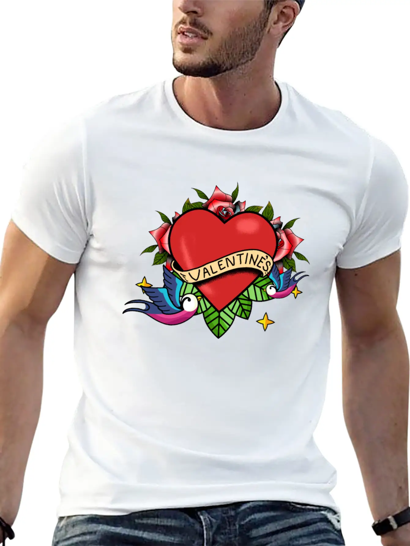Valentine's Day Relaxed Everyday Tee – Lightweight And Durable Cotton