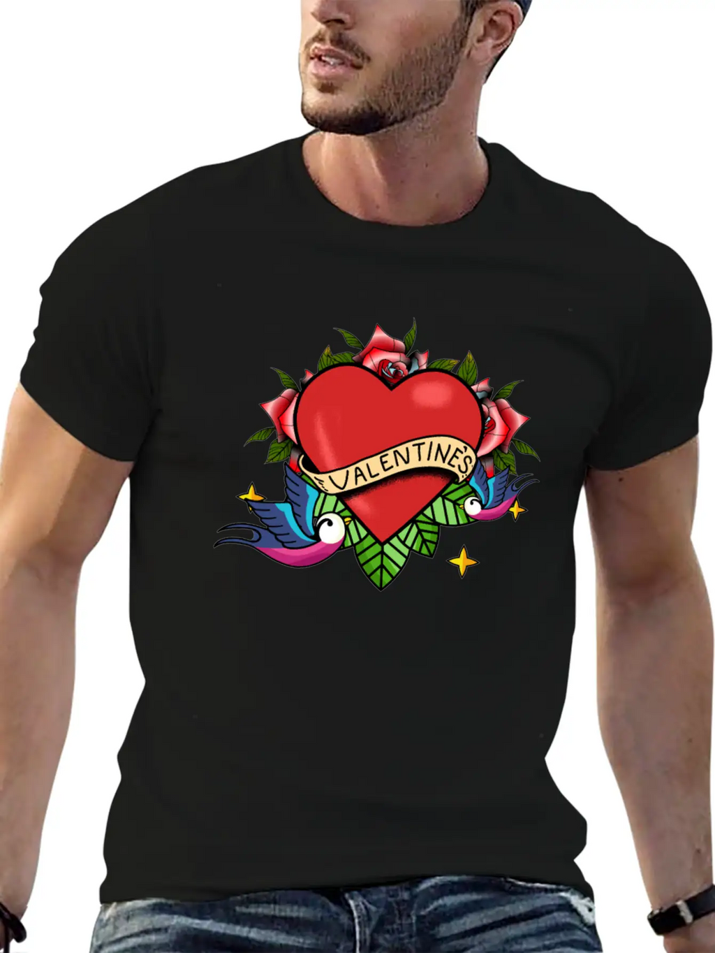 Valentine's Day Relaxed Everyday Tee – Lightweight And Durable Cotton