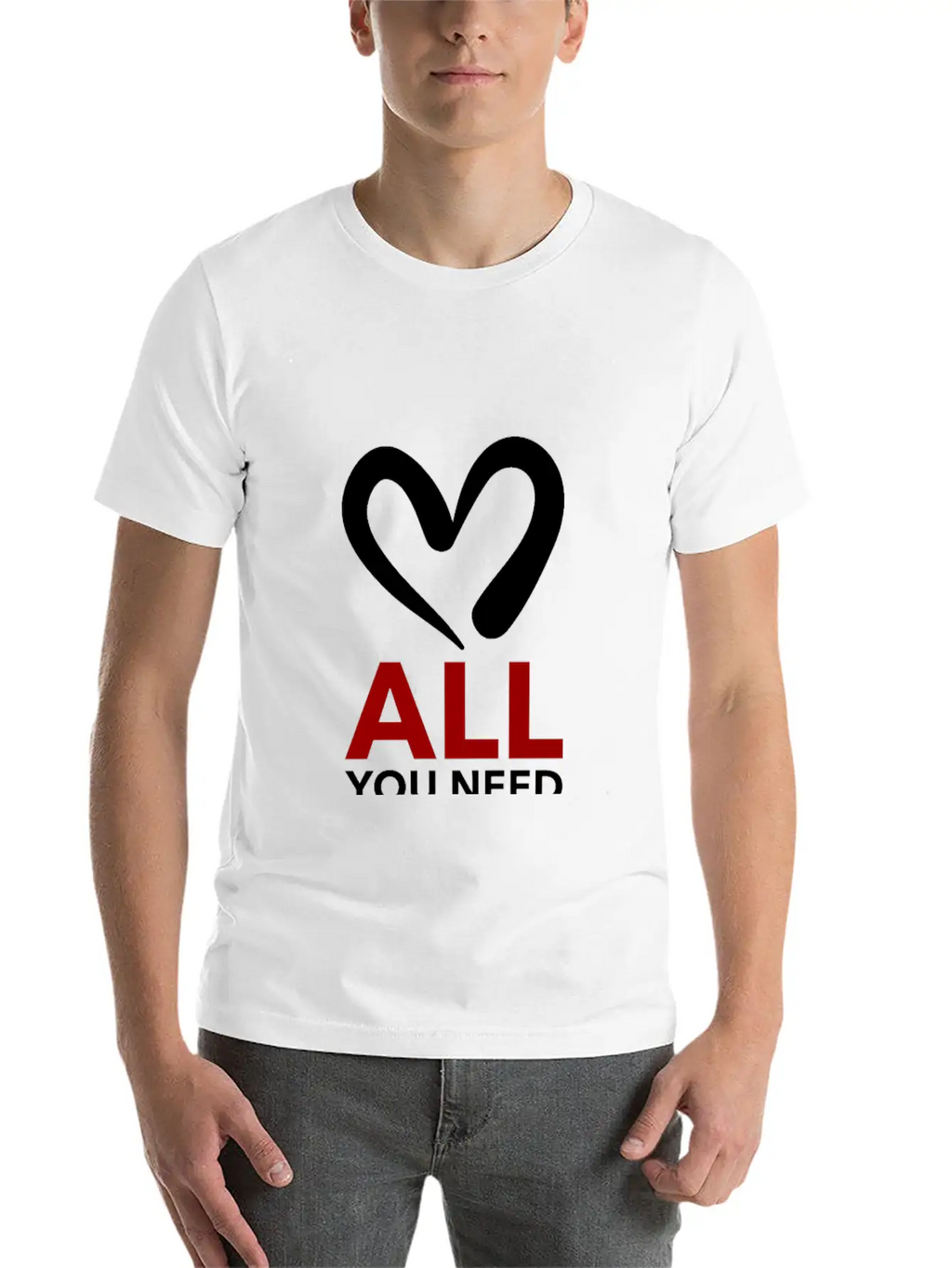 Valentine's Day Stylish Everyday T-Shirt – Unisex Basic Cotton Tee