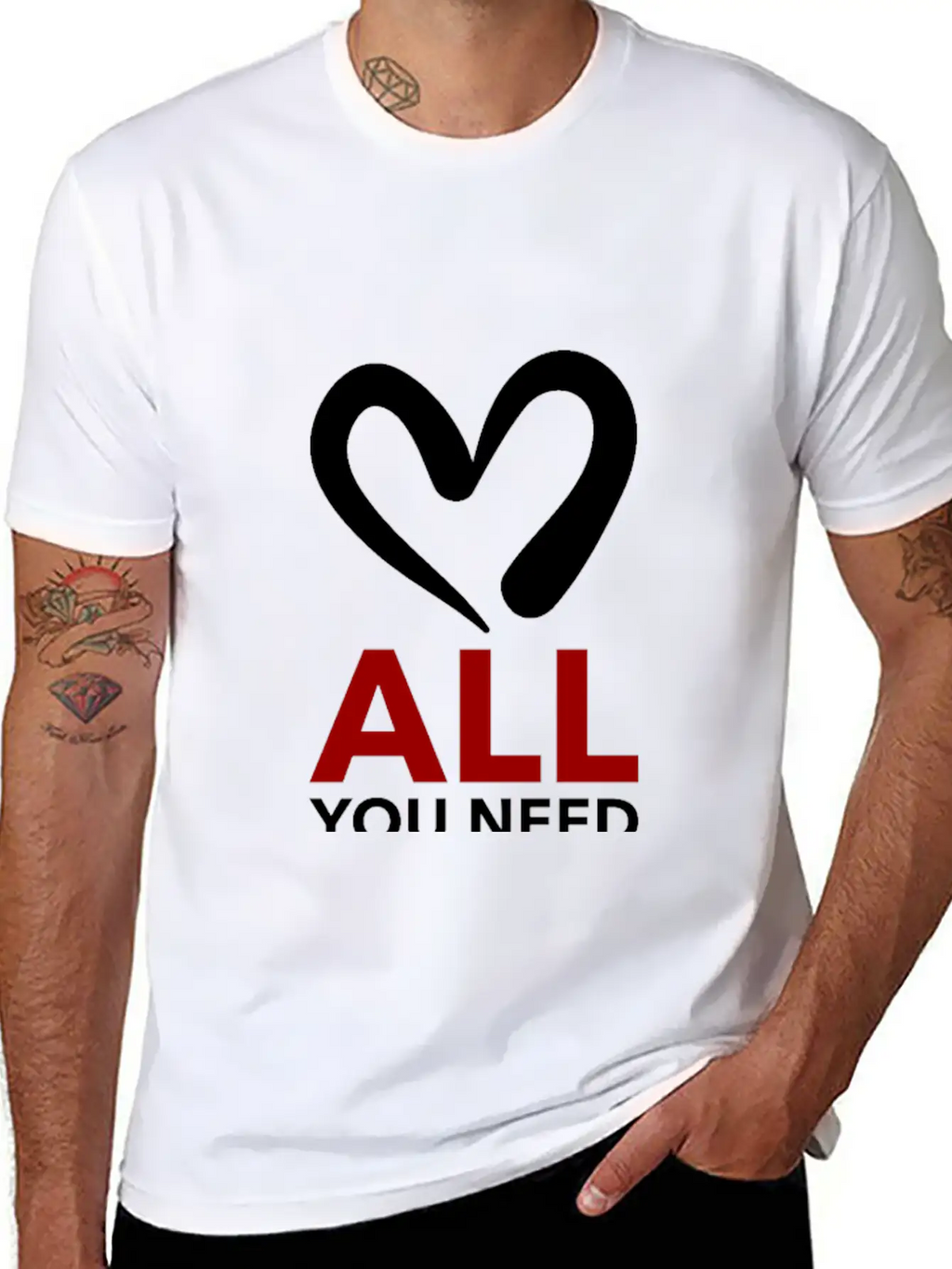 Valentine's Day Stylish Everyday T-Shirt – Unisex Basic Cotton Tee