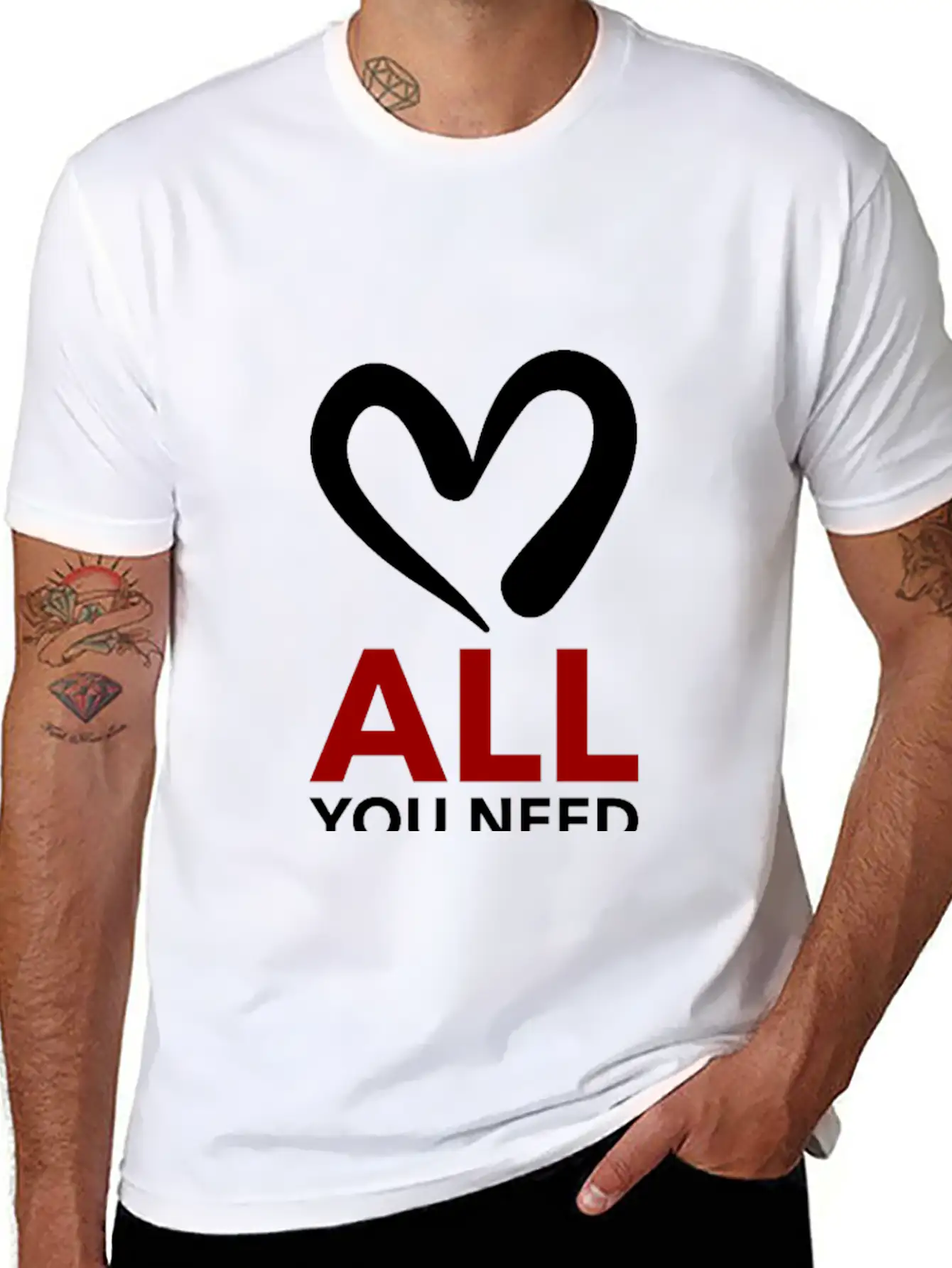 Valentine's Day Stylish Everyday T-Shirt – Unisex Basic Cotton Tee